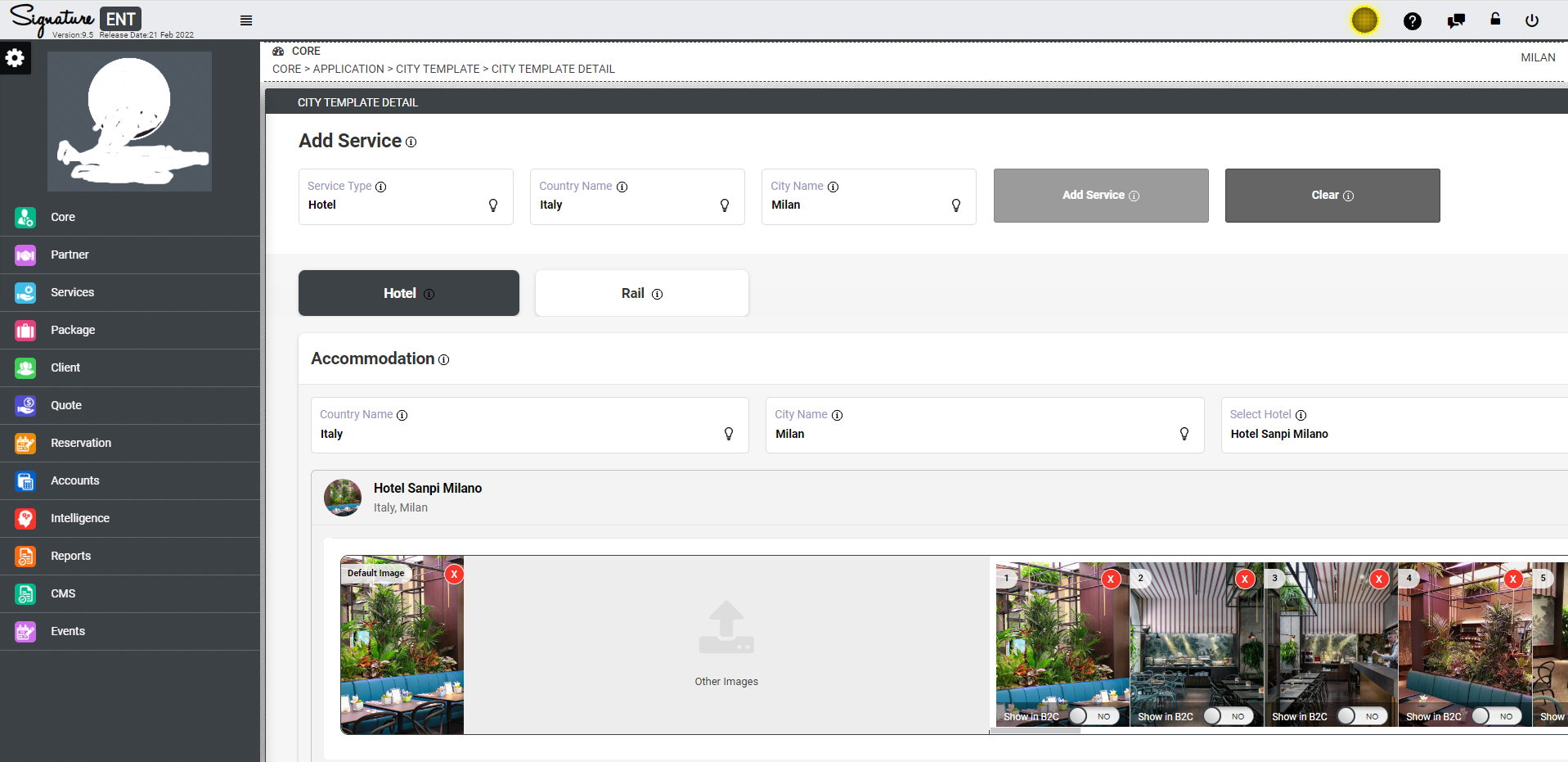 screenshot of Signature