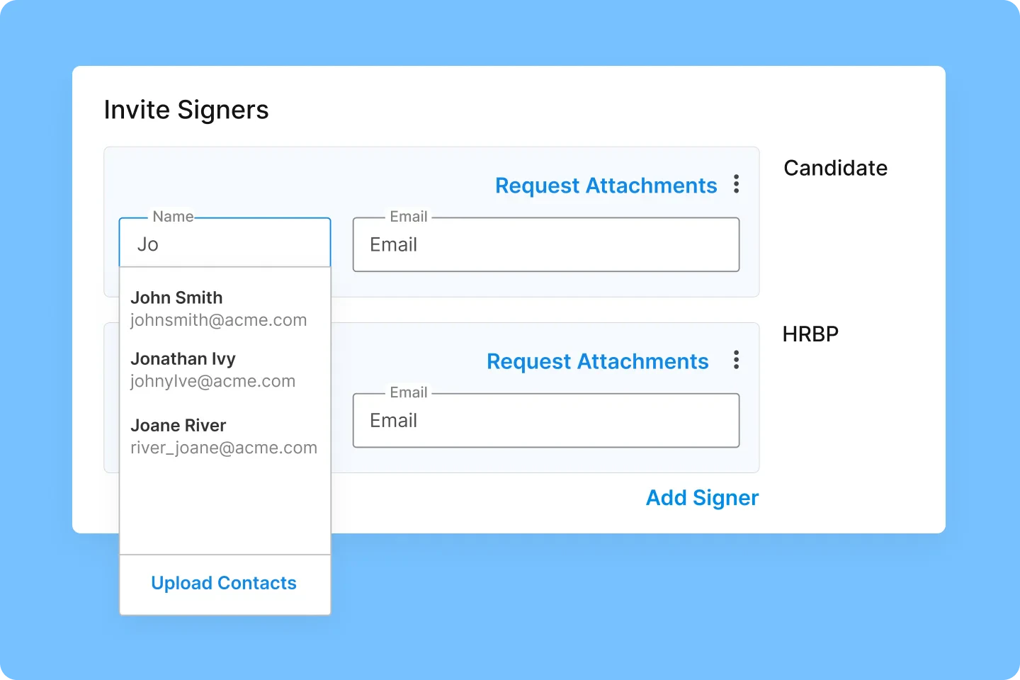 screenshot of Signeasy
