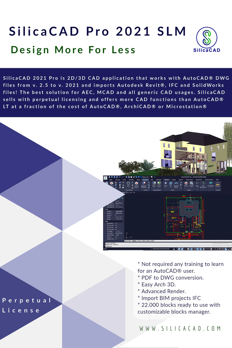 screenshot of SilicaCAD