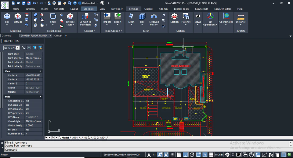 screenshot of SilicaCAD