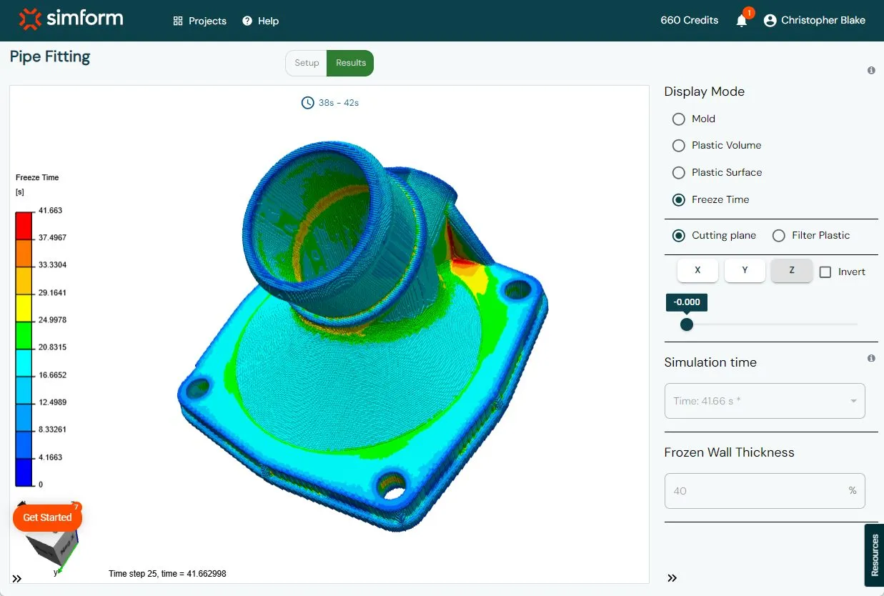 screenshot of SimForm