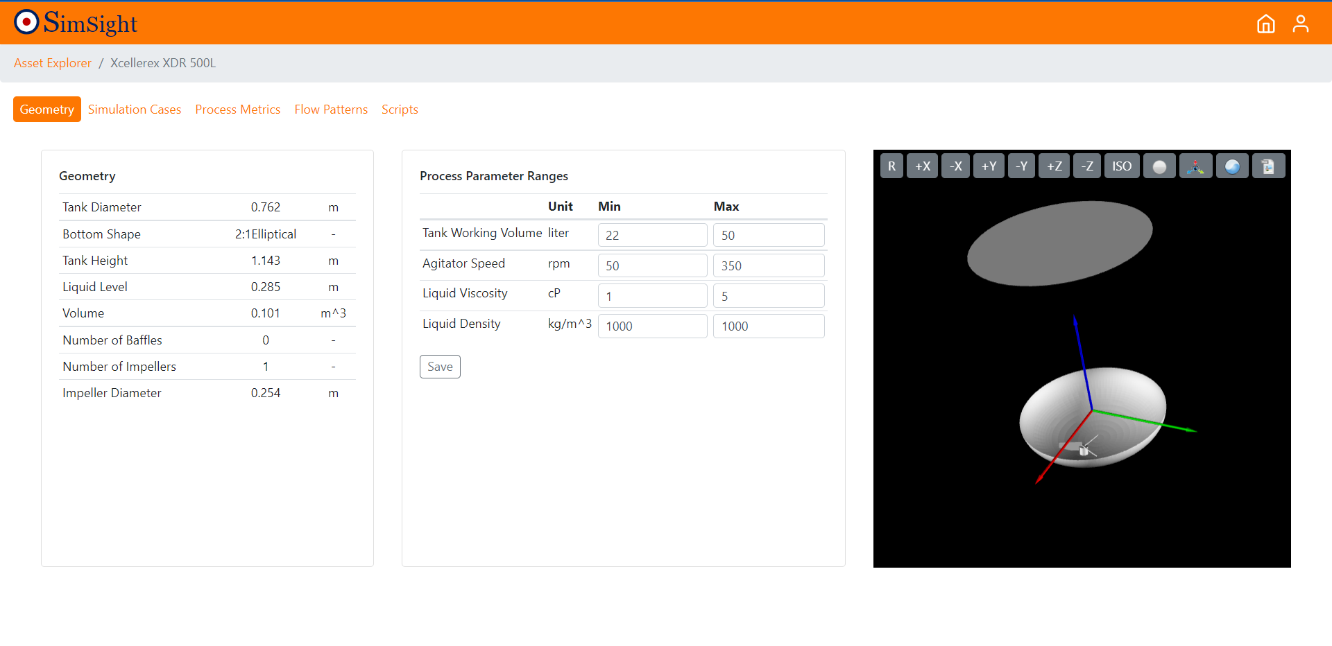 screenshot of SimSight