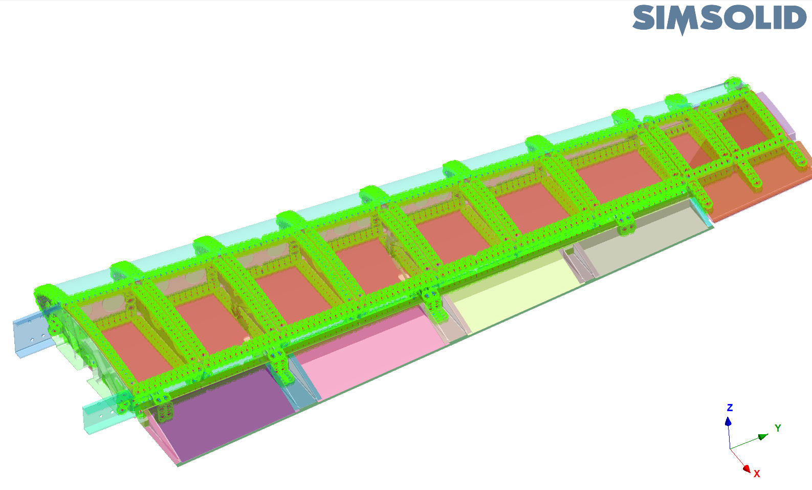 screenshot of SimSolid