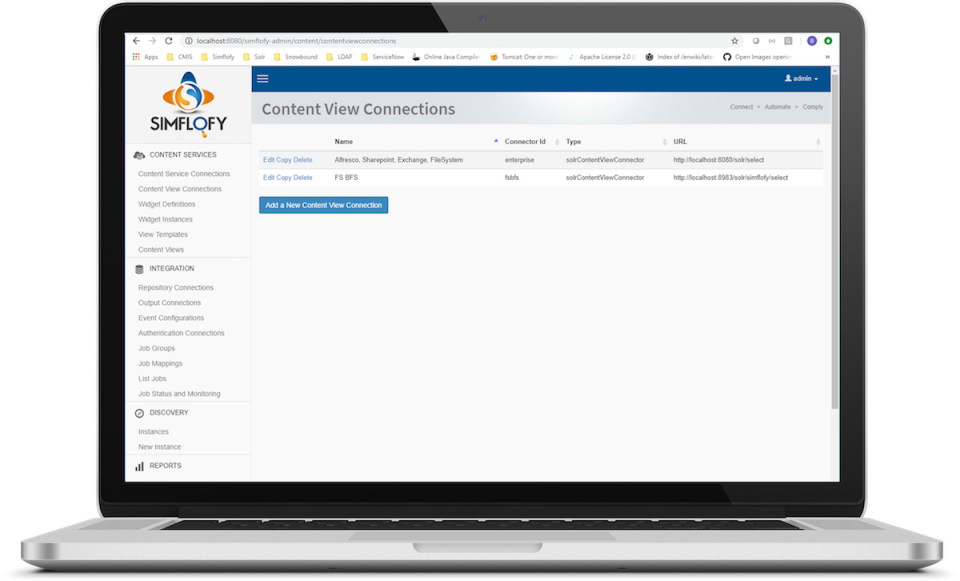 screenshot of Simflofy