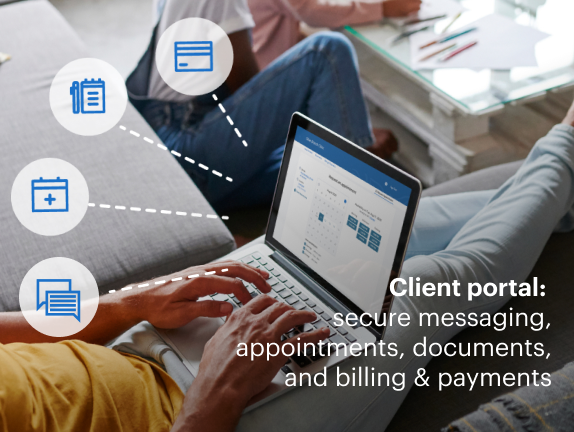 screenshot of SimplePractice