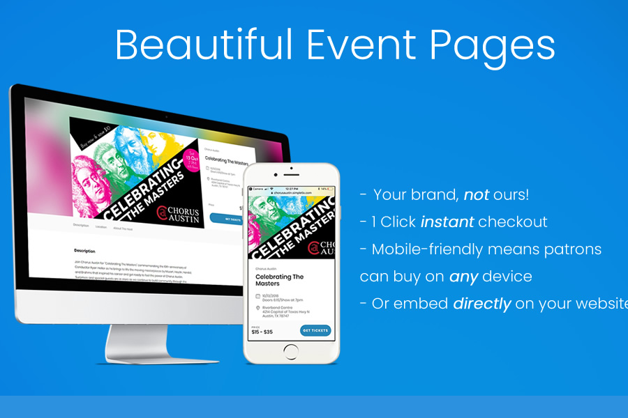 screenshot of SimpleTix