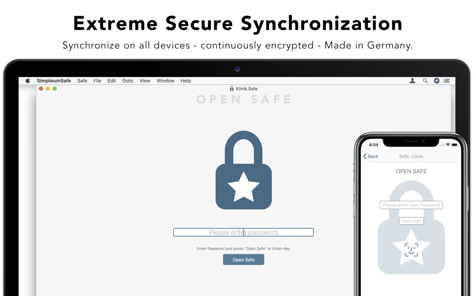 screenshot of SimpleumSafe