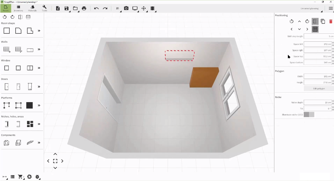 screenshot of SimpliPlan