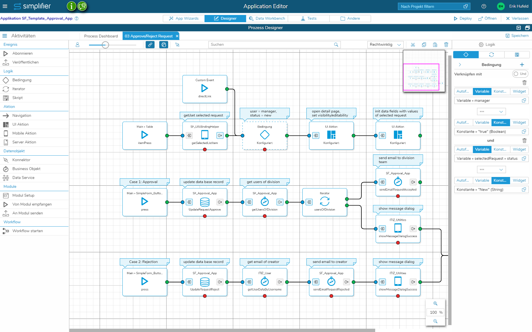 screenshot of Simplifier