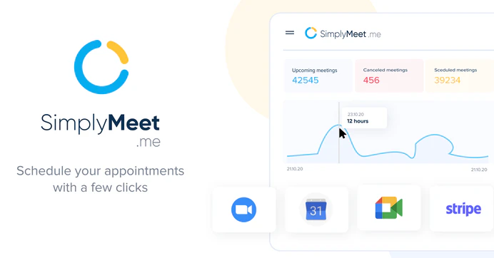 screenshot of SimplyMeet.me