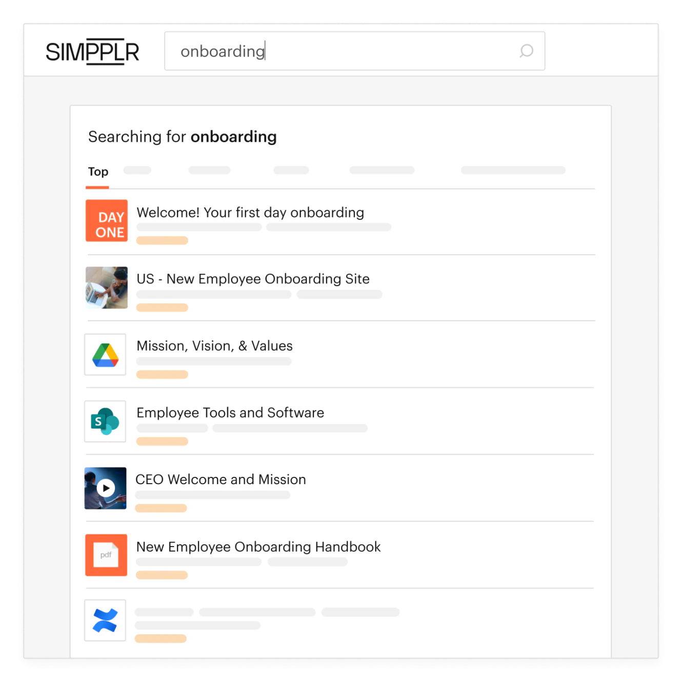 screenshot of Simpplr