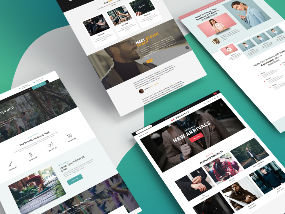 screenshot of Simvoly