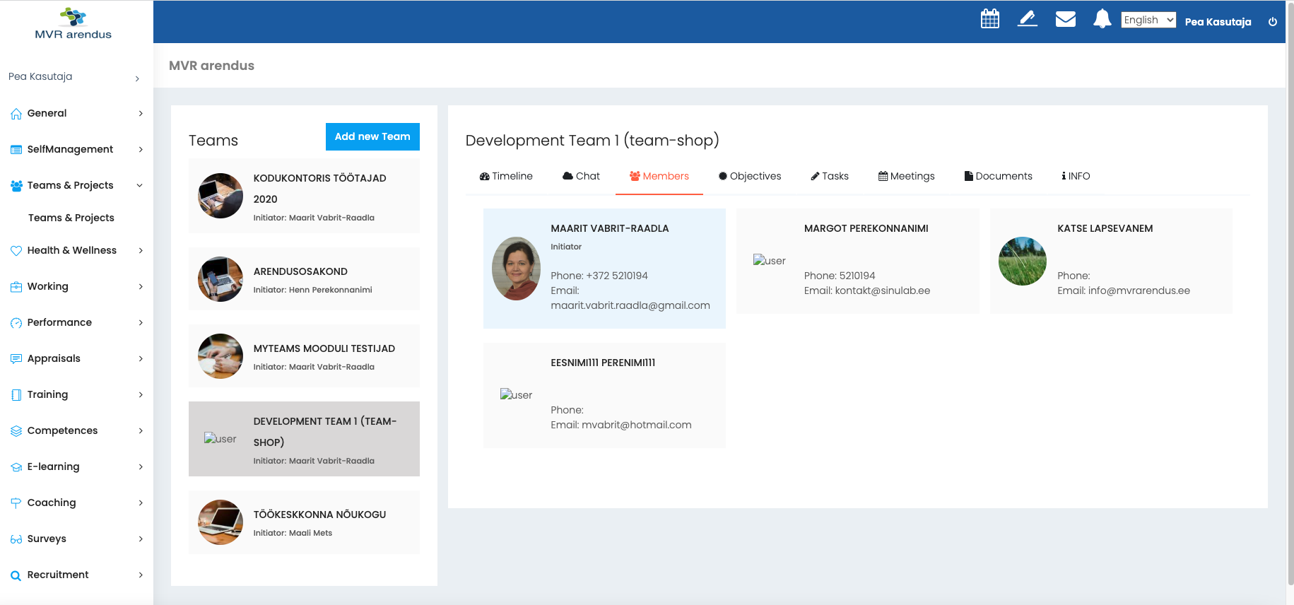 screenshot of SinuLab
