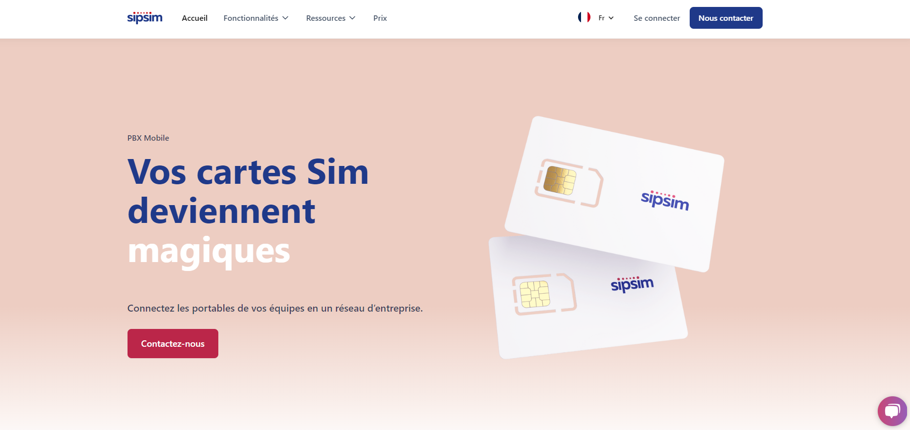 screenshot of SipSim