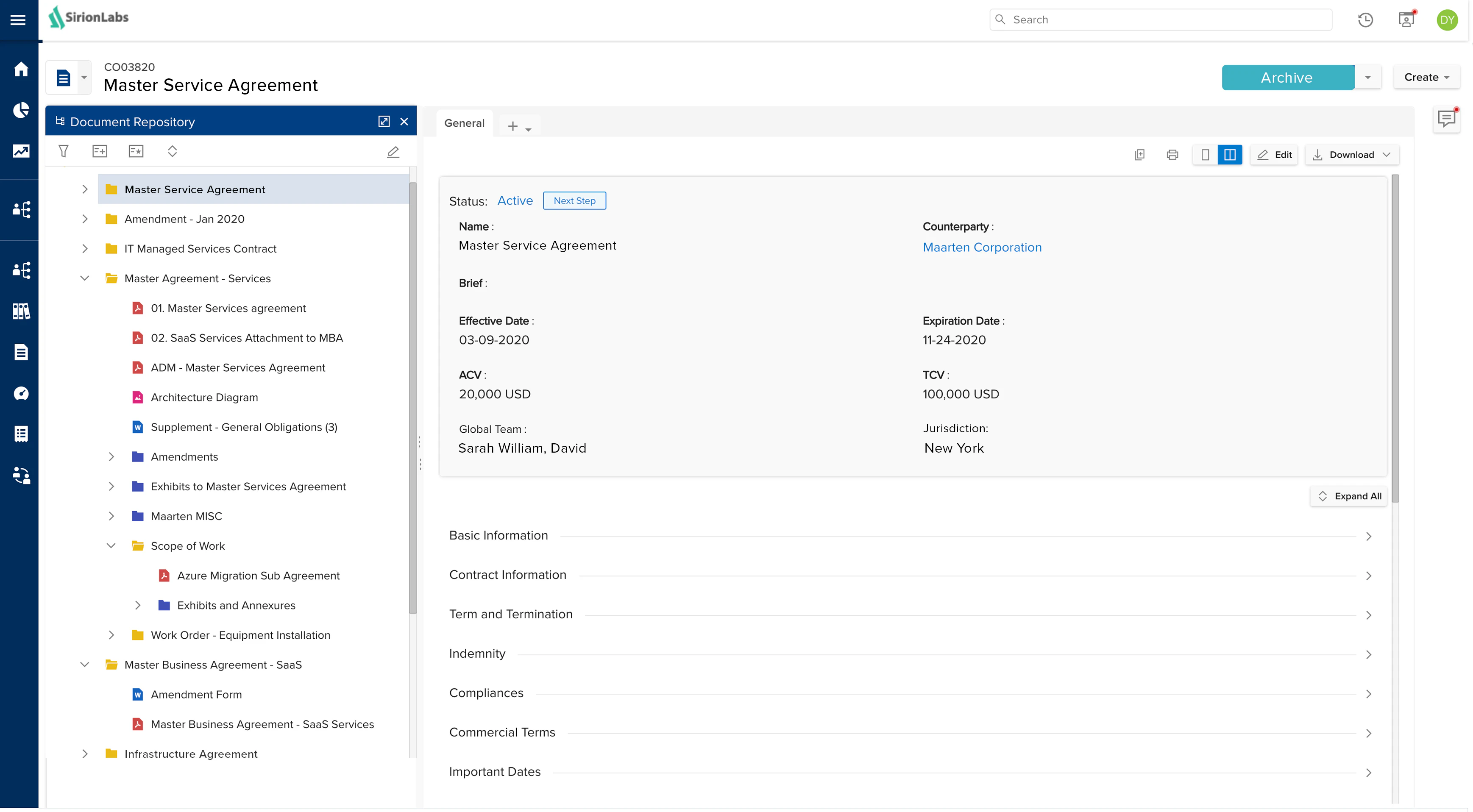 screenshot of Sirion