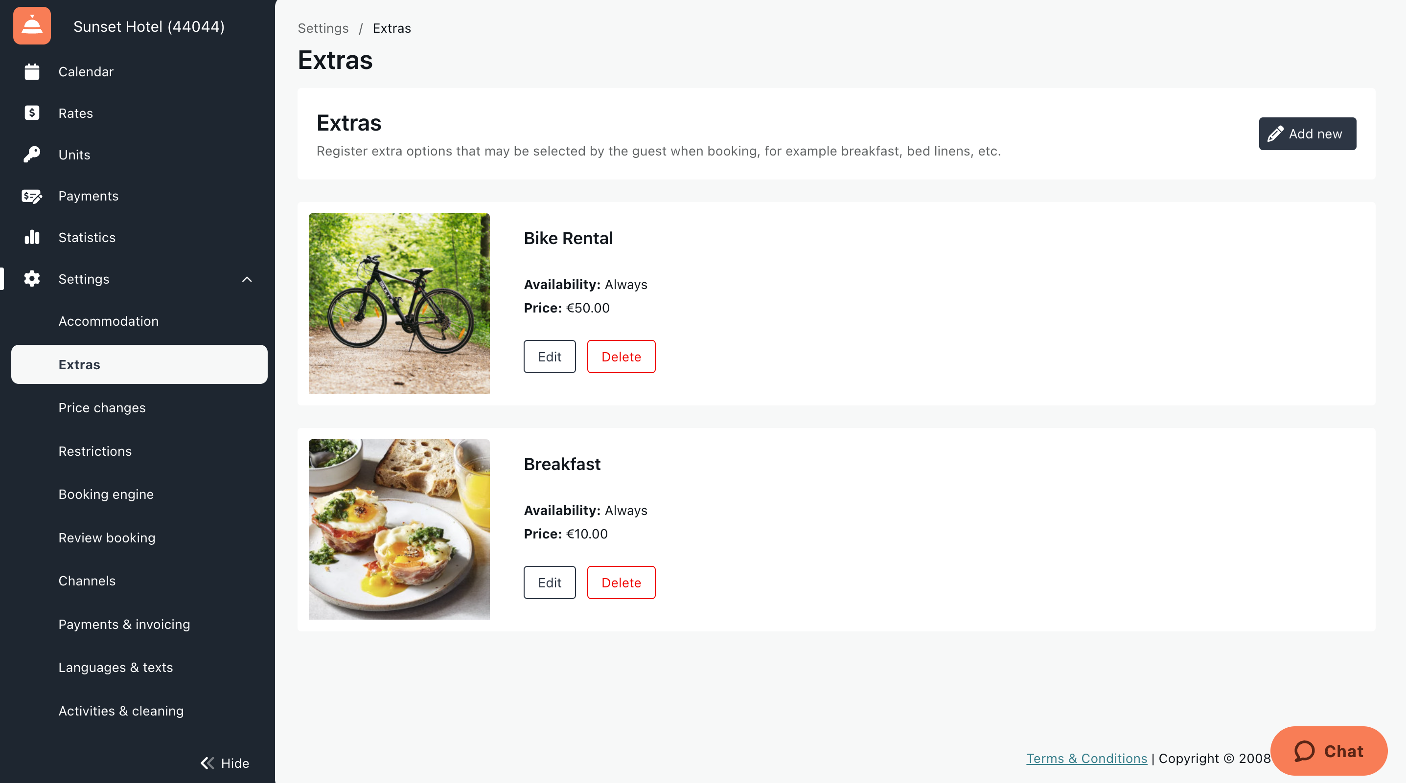 screenshot of Sirvoy