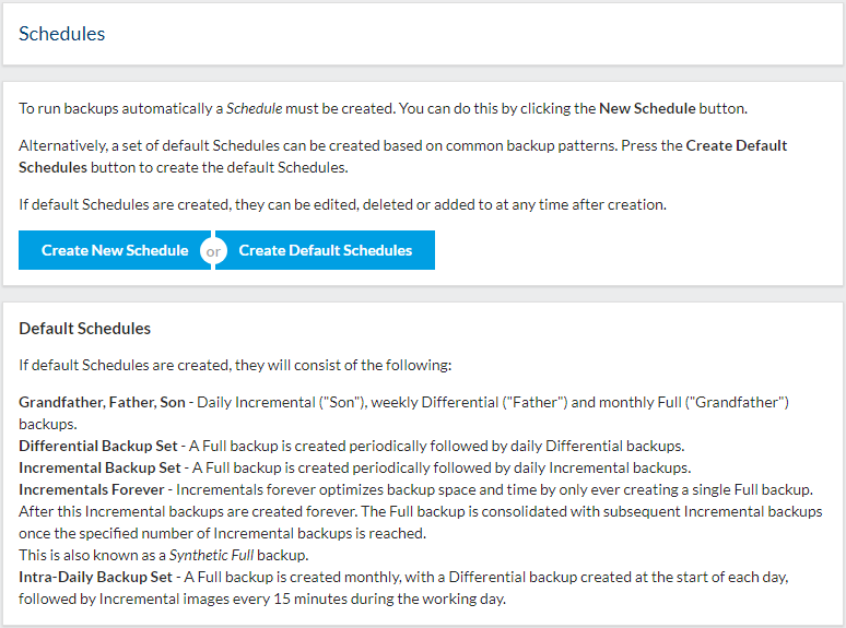 screenshot of SiteBackup