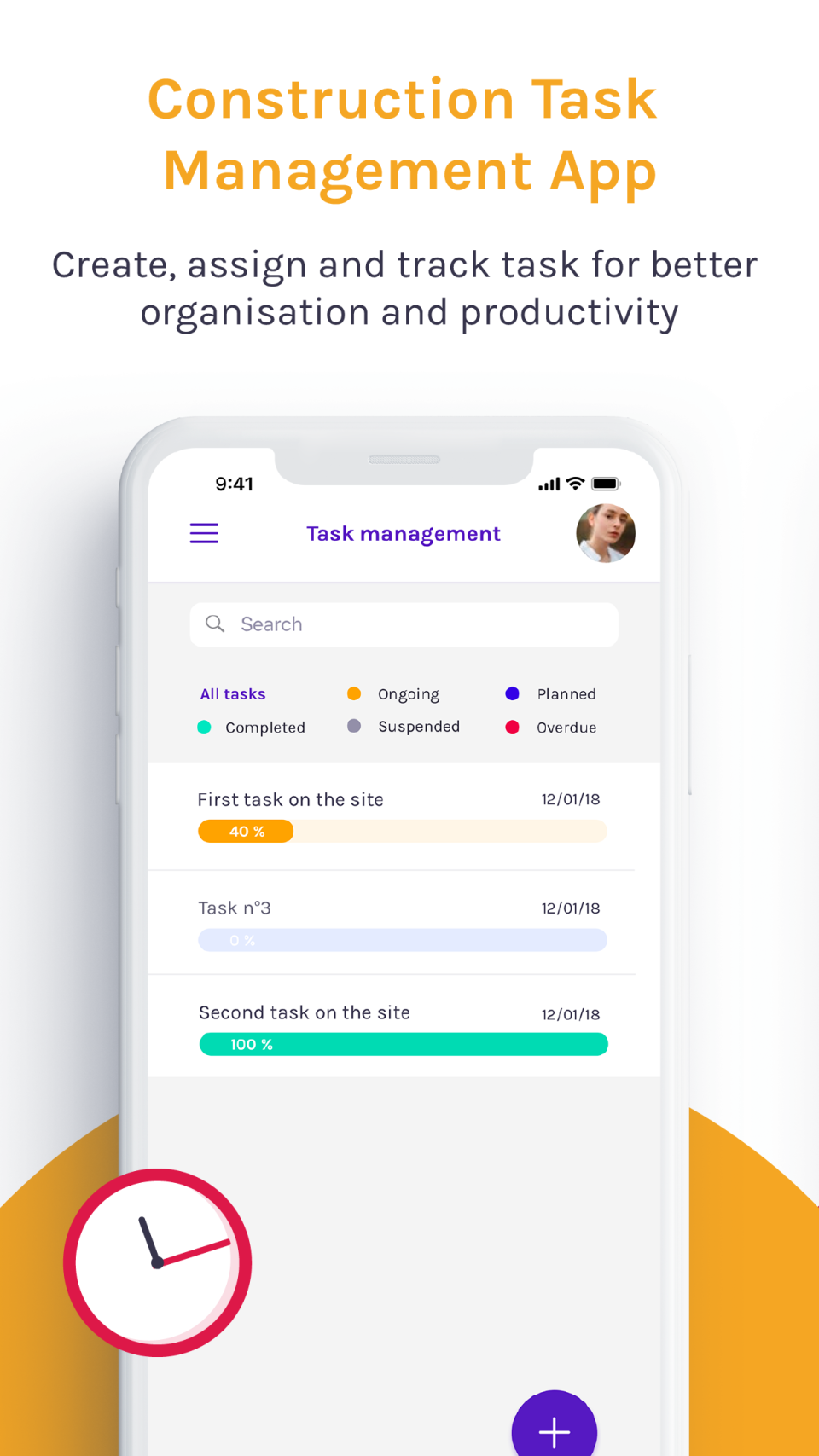screenshot of SiteDiary