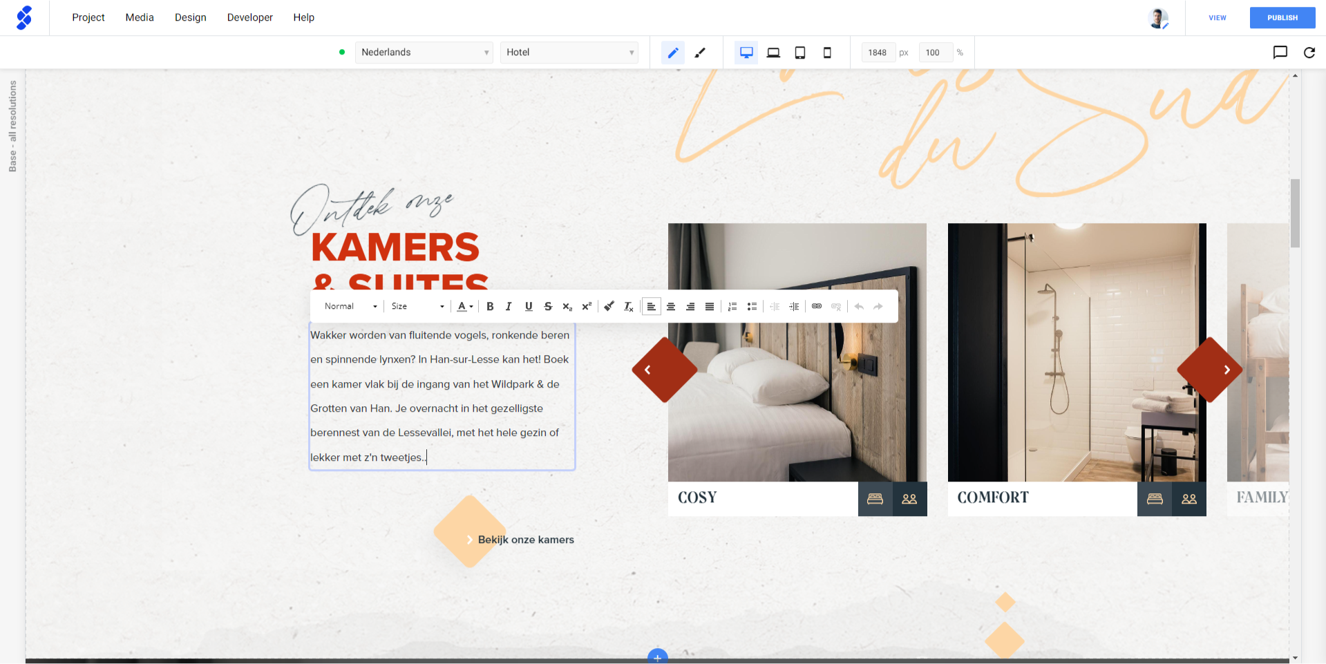 screenshot of SiteManager
