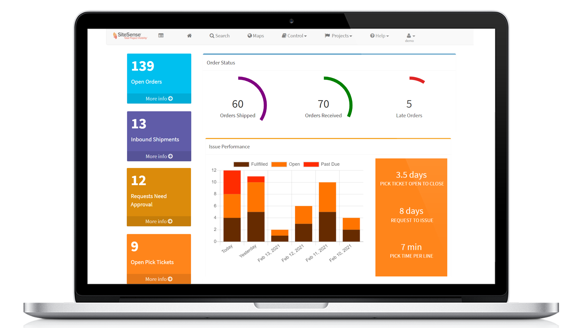 screenshot of SiteSense
