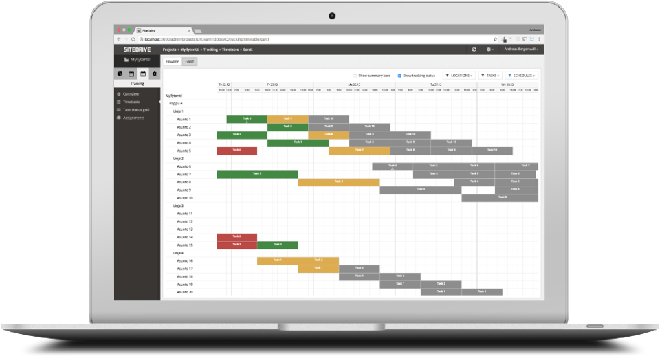 screenshot of Sitedrive