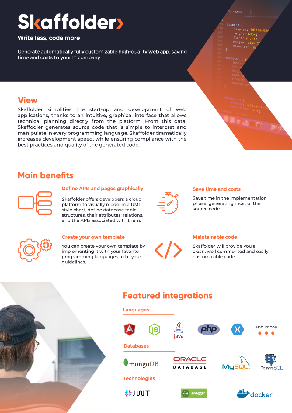 screenshot of Skaffolder