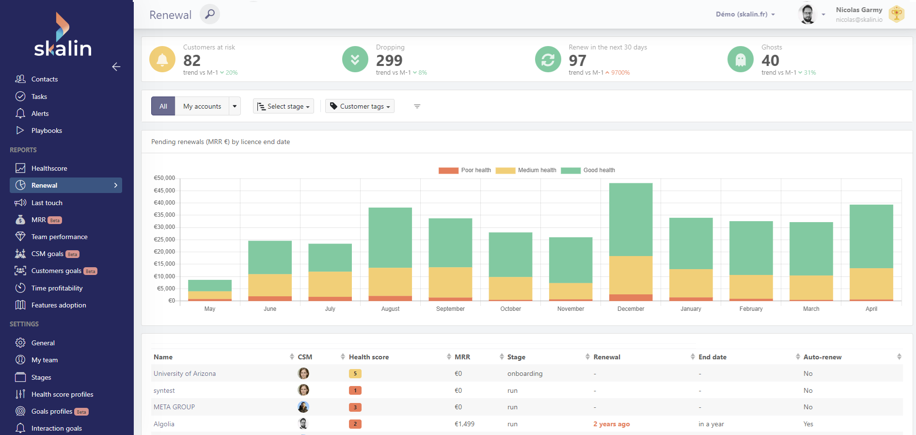 screenshot of Skalin