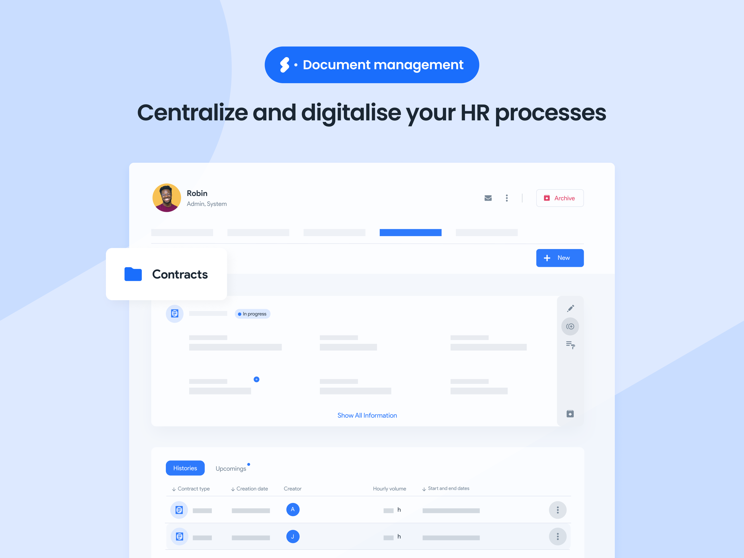 screenshot of Skello