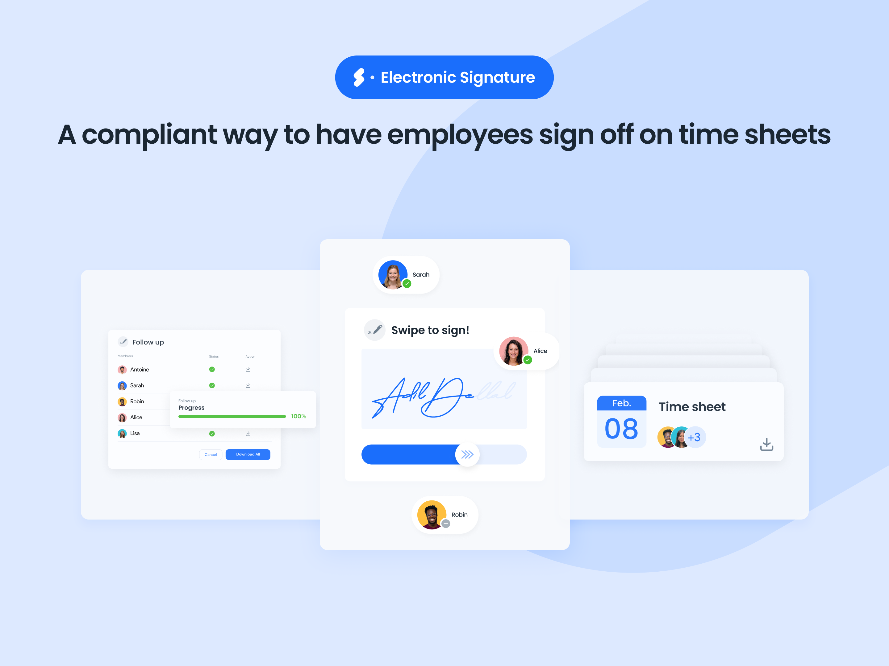 screenshot of Skello