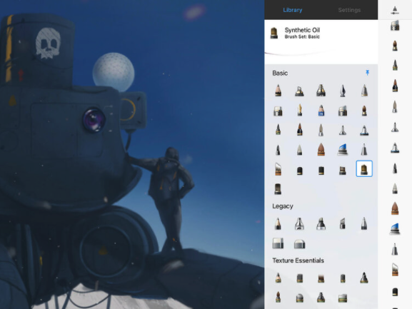 screenshot of Sketchbook