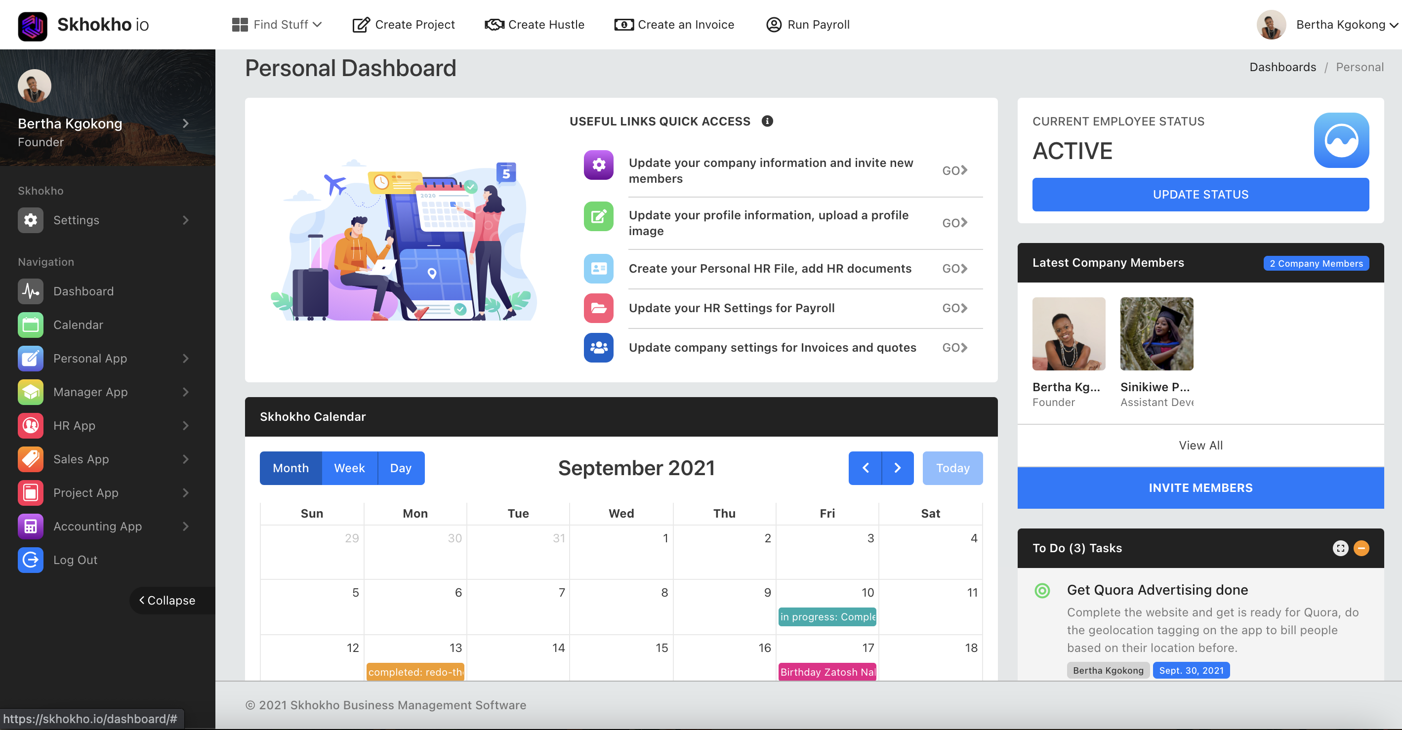 screenshot of Skhokho