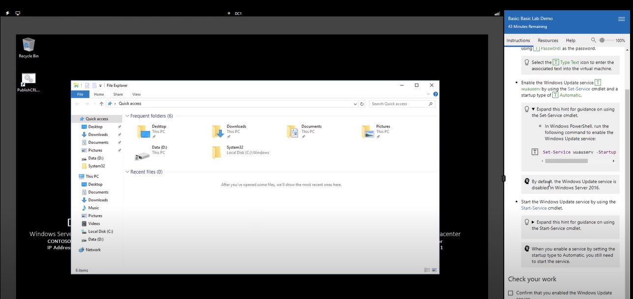 screenshot of Skillable