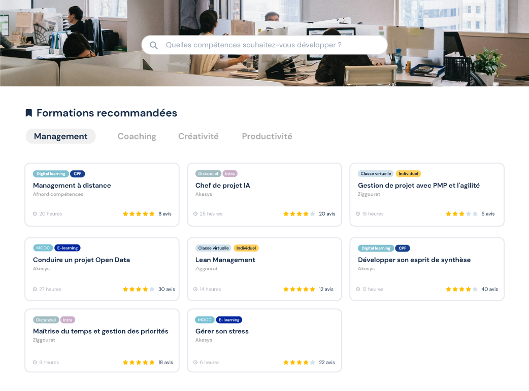 screenshot of Skillup