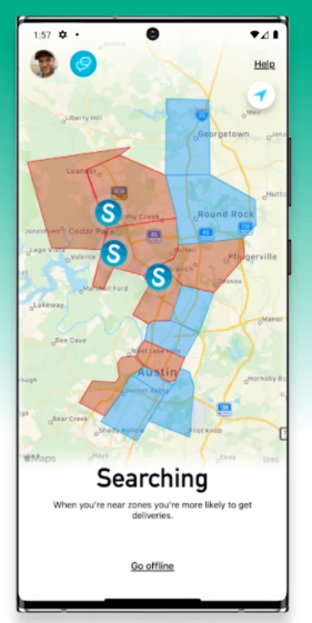 screenshot of Skipcart