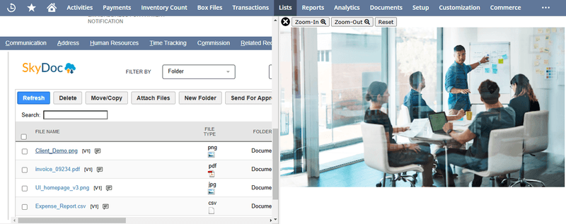 screenshot of Skydoc