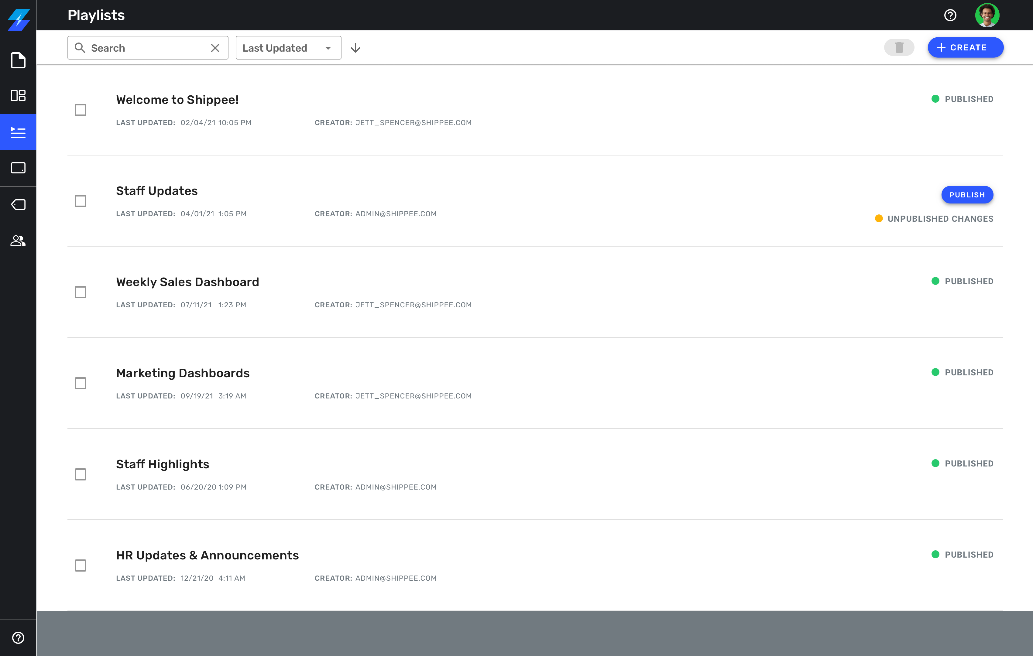 screenshot of Skykit