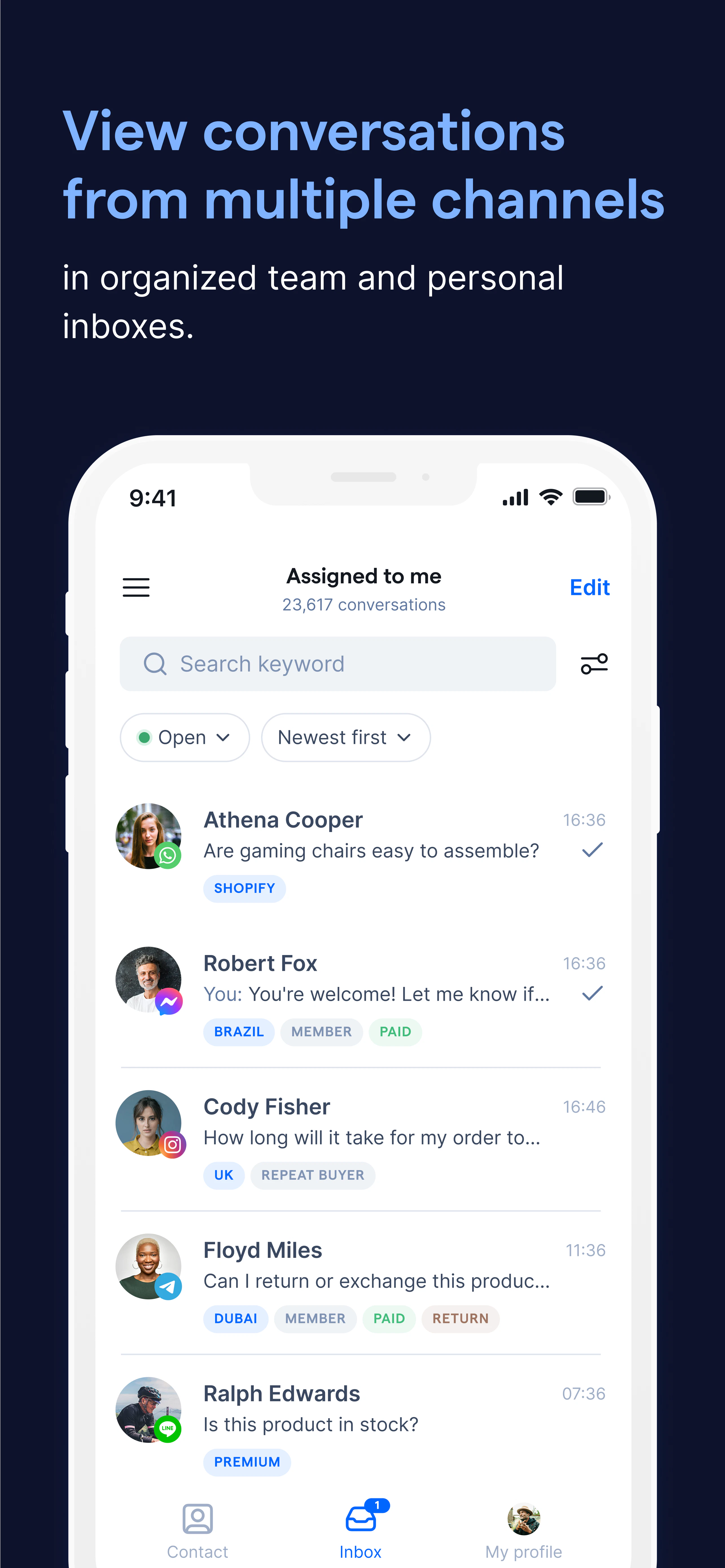 screenshot of SleekFlow