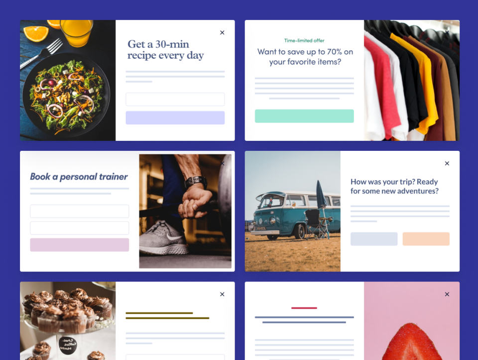 screenshot of Sleeknote