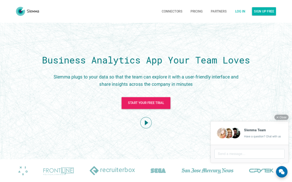 screenshot of Slemma