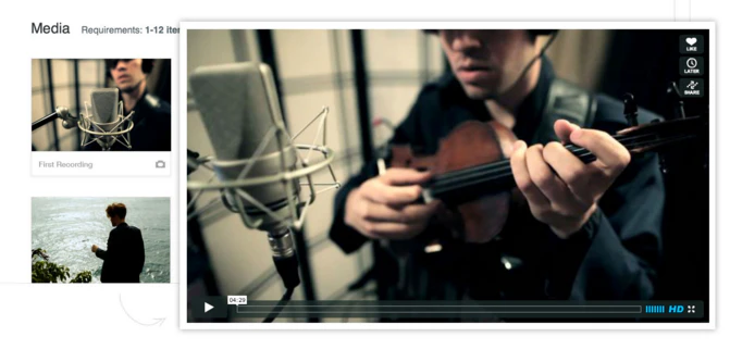 screenshot of SlideRoom