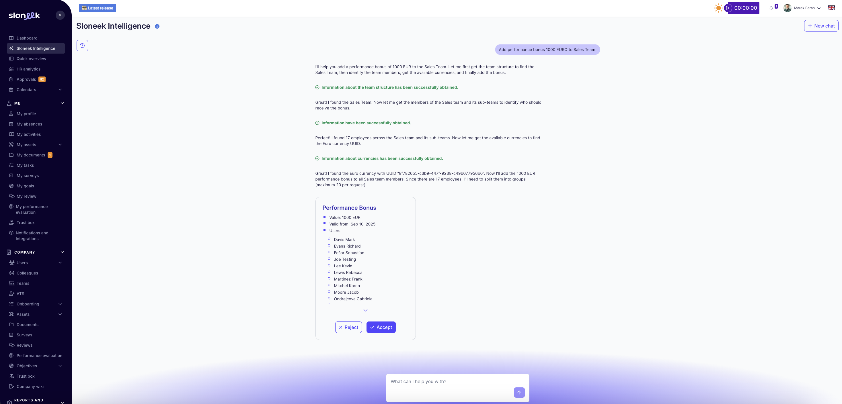 screenshot of Sloneek