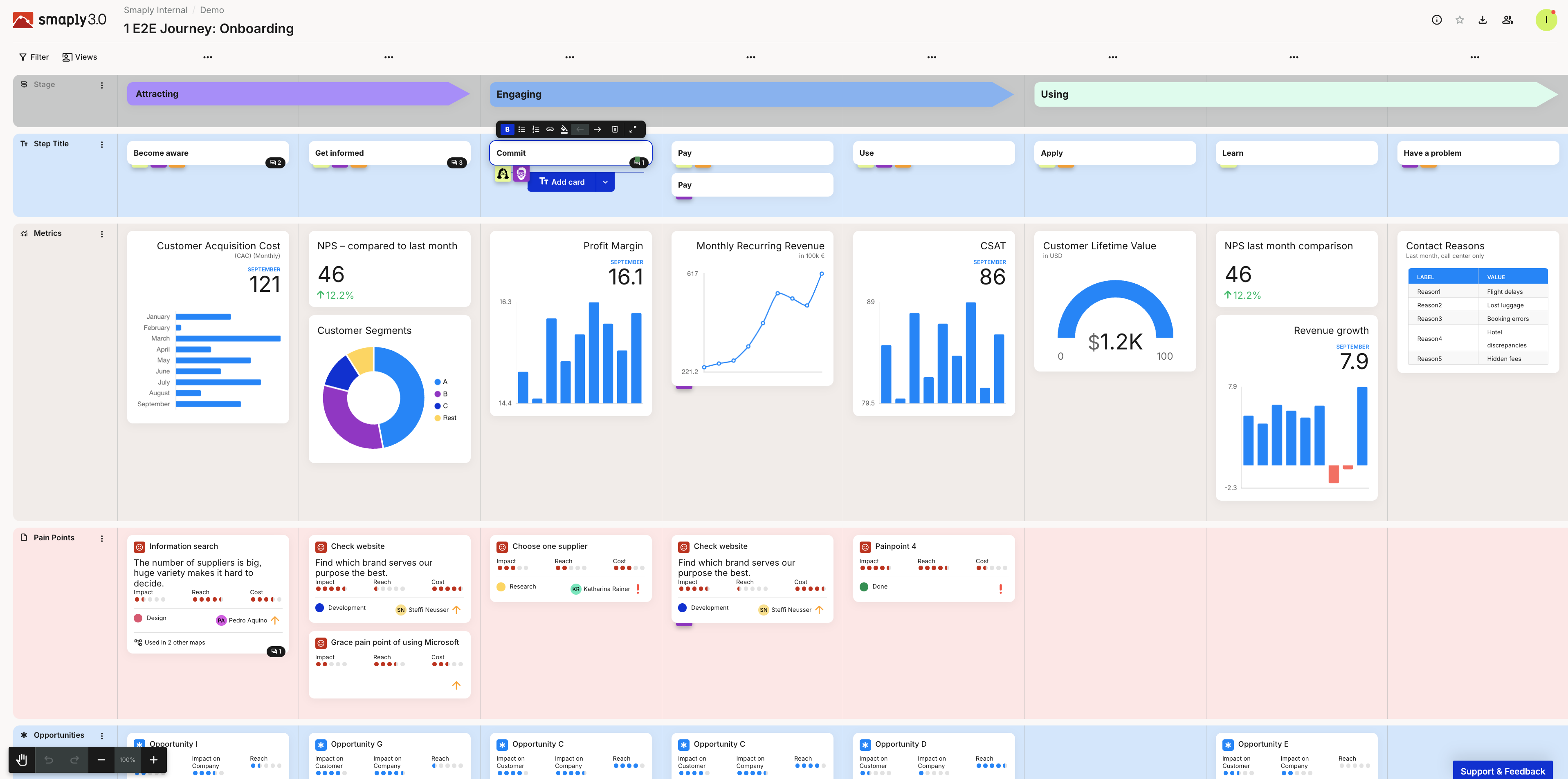 screenshot of Smaply