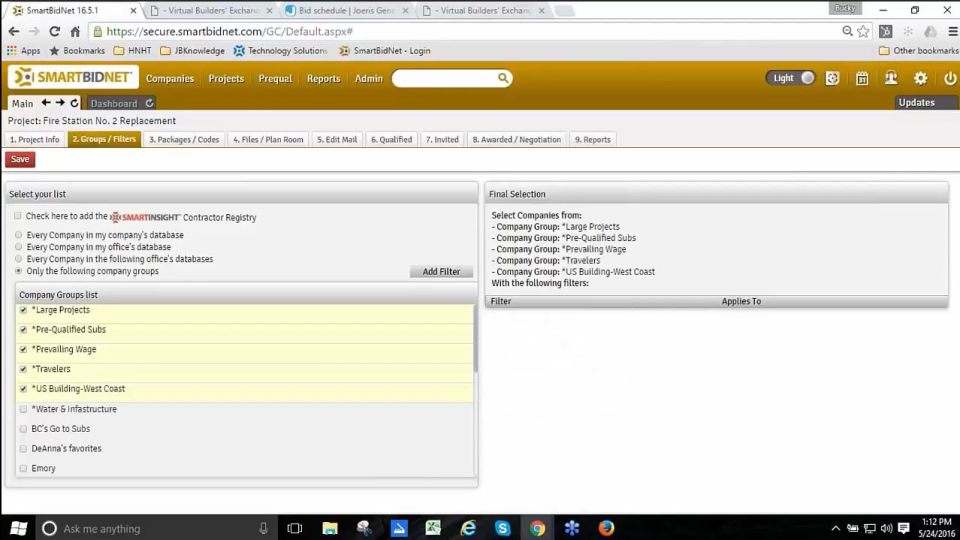 screenshot of SmartBid