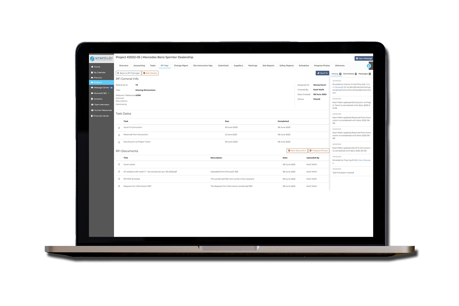 screenshot of SmartBuild
