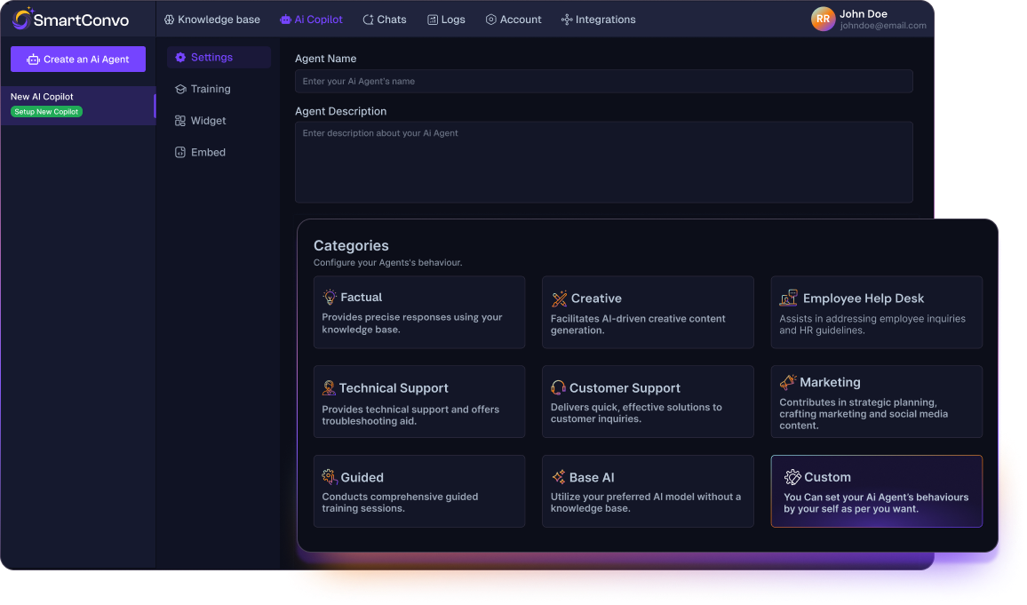 screenshot of SmartConvo