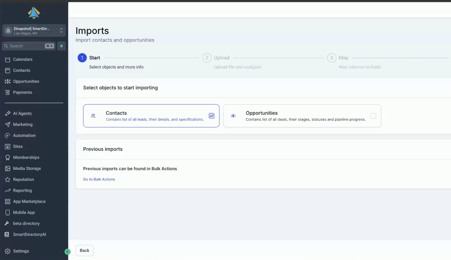 screenshot of SmartDirectoryAI