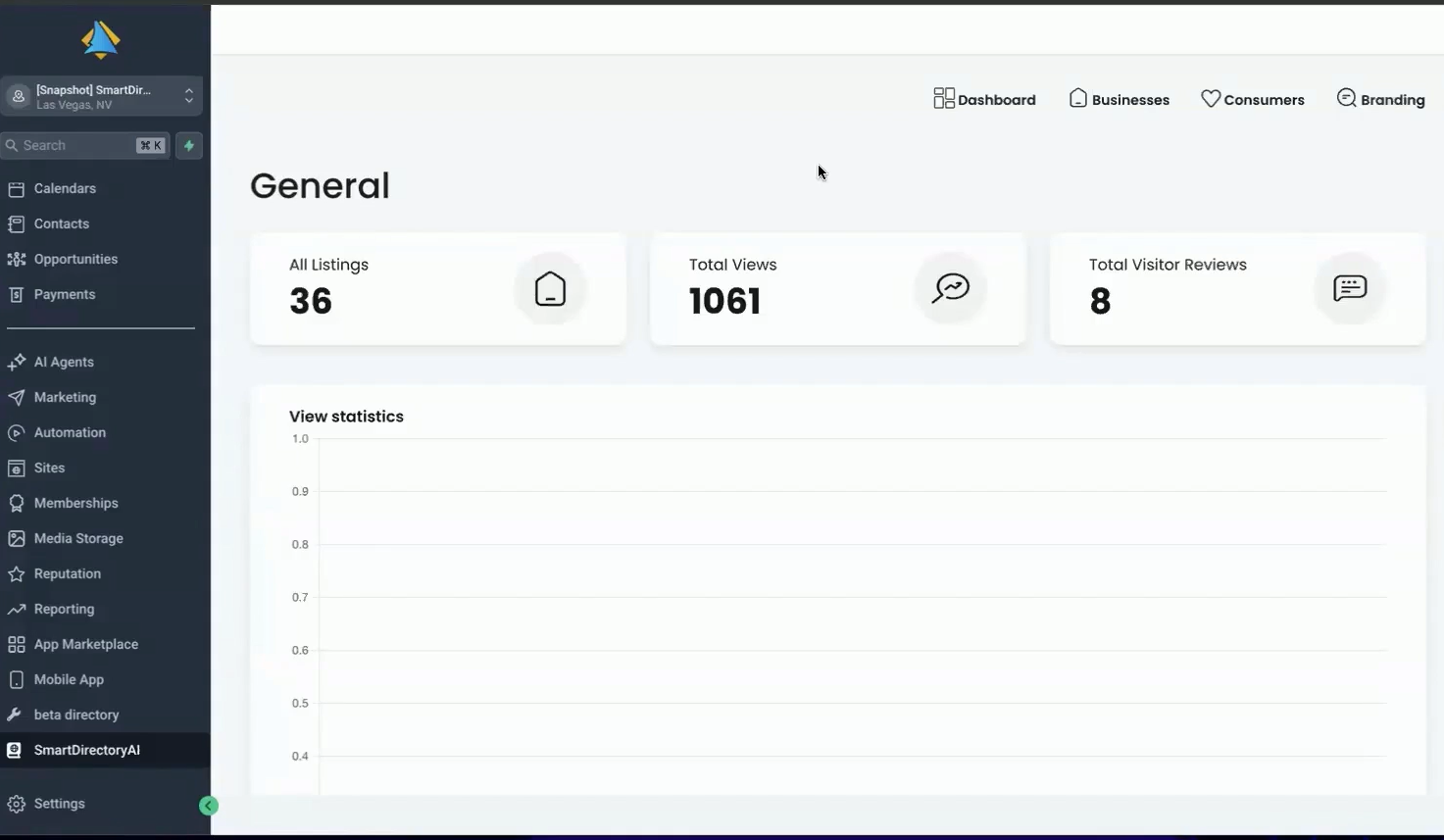 screenshot of SmartDirectoryAI