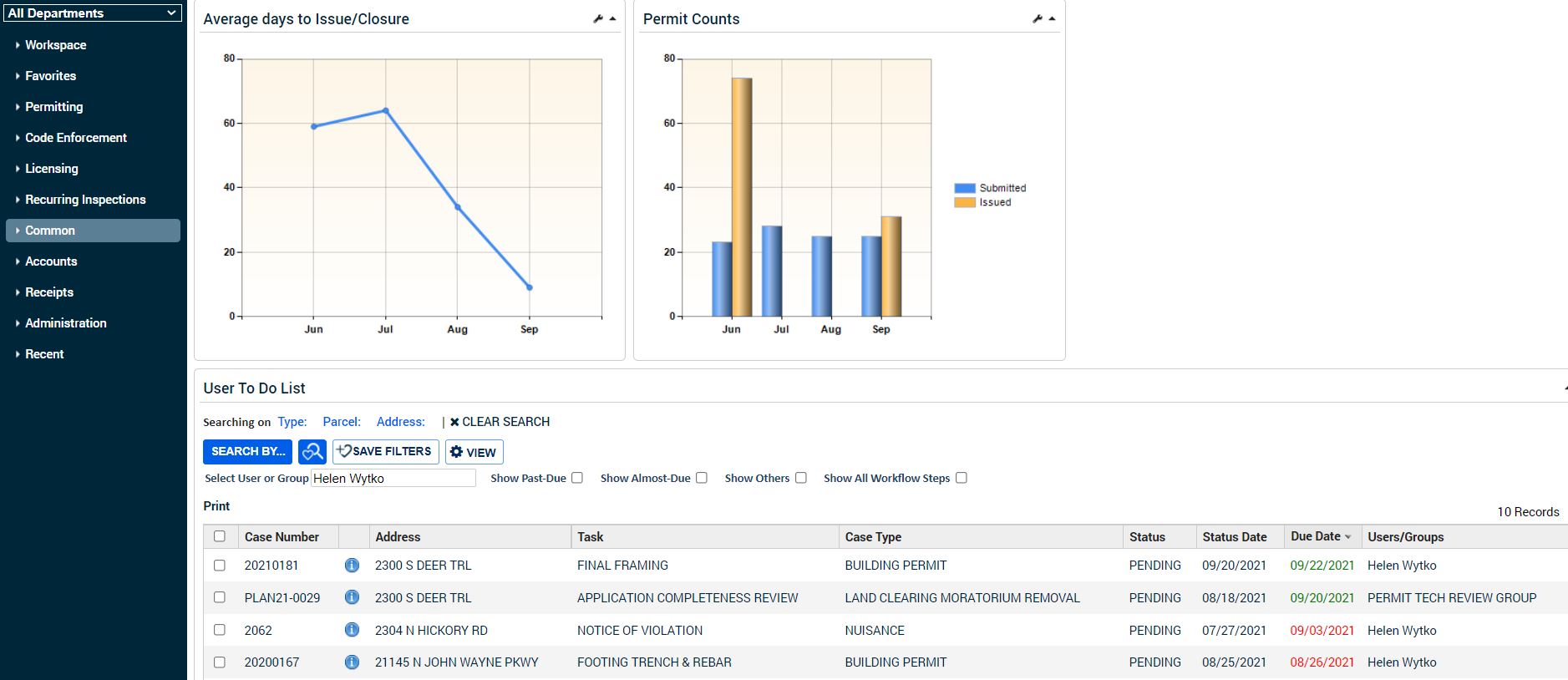 screenshot of SmartGov