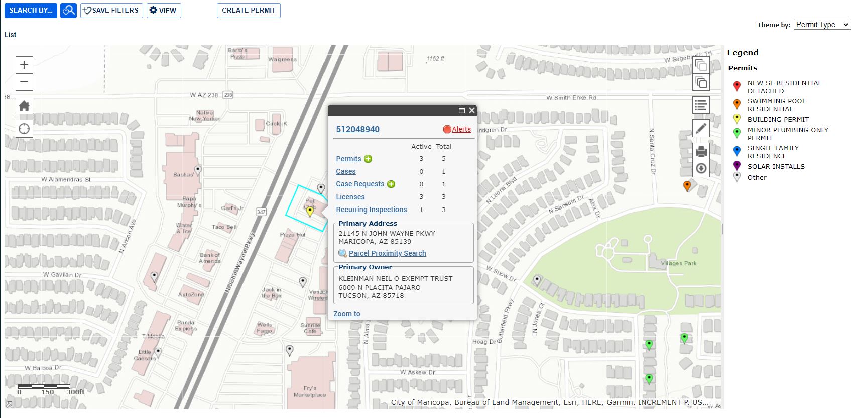 screenshot of SmartGov