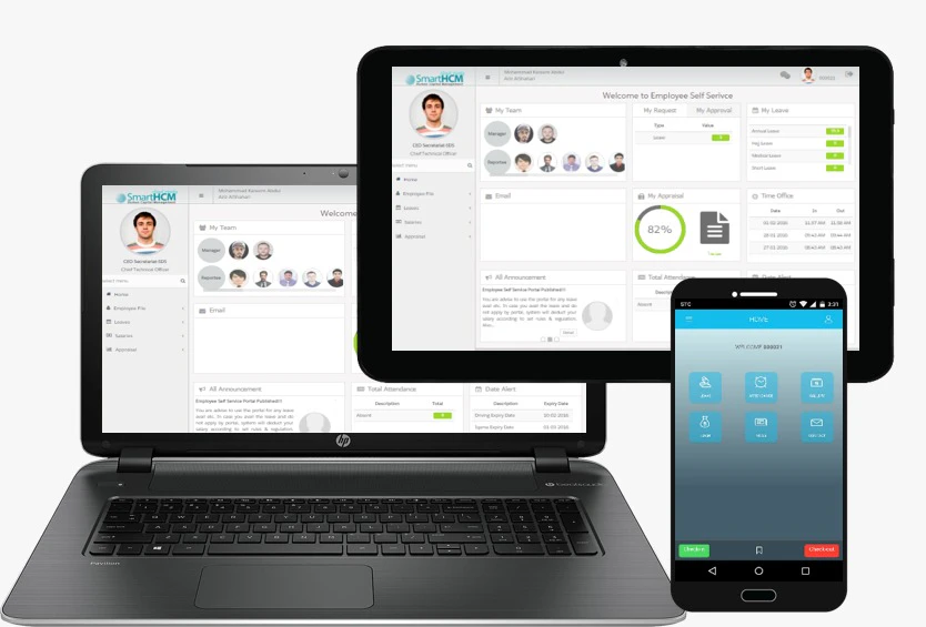 screenshot of SmartHCM